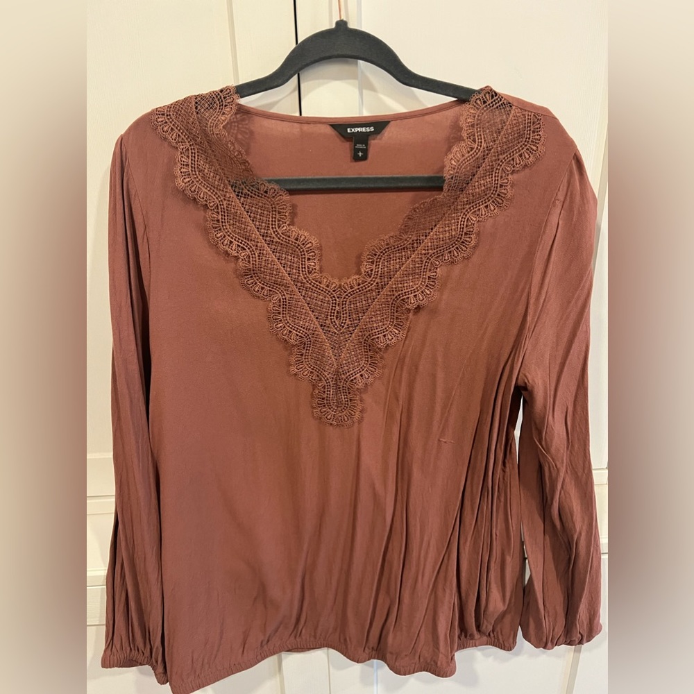 Mauve blouse